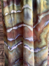 Load image into Gallery viewer, Women’s Medium (could fit a large too) Geode 100% Rayon Flowy Wide-Leg Tiered Pants with Tie Front in ‘Moss Agate’

