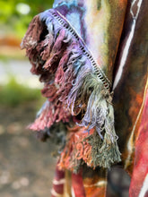Load image into Gallery viewer, Women’s Free People One Size (Fits M-2X best) Geode Fringe Bohemian Kimono in ‘Rustic Rainbow’
