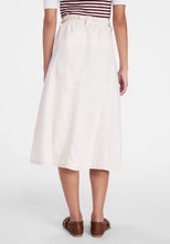 Load image into Gallery viewer, Women’s Large Tie-waist Denim Midi Geode Skirt in ‘Bird Song’
