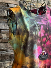 Load image into Gallery viewer, Women’s Large 100% Cotton Reverse Dyed Dress with Pockets in ‘Dark Spectrum’
