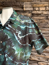 Load image into Gallery viewer, Custom Reverse Geode Button Up Shirt in ‘Moss Agate’ for Tonya
