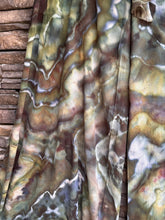 Load image into Gallery viewer, Women’s Medium (could fit a large too) Geode 100% Rayon Flowy Wide-Leg Tiered Pants with Tie Front in ‘Moss Agate’
