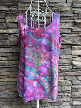 Load image into Gallery viewer, Women’s Large Geode 100% Cotton Tank Top in ‘Northern Lights’
