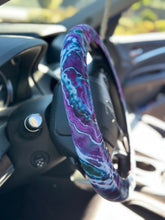 Load image into Gallery viewer, Custom Geode Steering Wheel Cover for Amy
