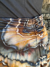 Load image into Gallery viewer, Women’s 3XL Geode Knee Length Skirt with Ruched Waistband &amp; Pockets in ‘Turkey Tail Mushroom’
