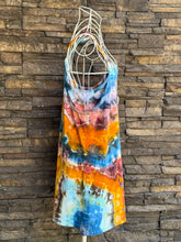 Load image into Gallery viewer, Women’s Large Geode Athletic Sleeveless Mini Dress with Built-in Shorts in ‘Desert Springs’
