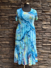Load image into Gallery viewer, Custom Geode Dress in ‘Tahitian Seas’ for Madalynne
