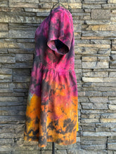 Load image into Gallery viewer, Women’s Small Upcycled Reverse Dyed Babydoll Dress with Pockets in ‘Dark Spectrum’

