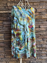 Load image into Gallery viewer, Women’s Medium Geode Luxe Long Sleeved Tunic in ‘Forest Fairy’
