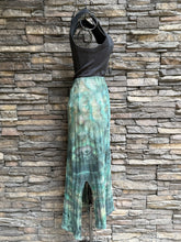 Load image into Gallery viewer, Women’s Large Pact Organic Cotton Geode Ribbed Midi Skirt in ‘Moss Agate’
