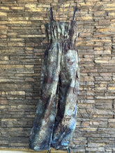 Load image into Gallery viewer, Women’s Medium Reverse Dyed Cargo Jumpsuit in ‘Raven’
