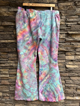 Load image into Gallery viewer, Women’s XL Geode Mid-Rise Flared Sweatpants in ‘Cosmic Eyes’

