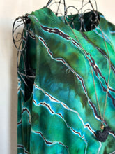 Load image into Gallery viewer, Custom Reverse Geode Sleeveless Swing Dress for Kim
