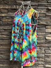 Load image into Gallery viewer, Women’s Large Luxe Spiral Tank Top in ‘Cosmic Eyes’
