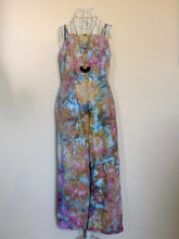 Load image into Gallery viewer, Women’s Medium (fits more like a small in the top) Upcycled Chambray Jumpsuit in ‘Bird Song’
