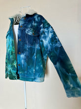 Load image into Gallery viewer, Custom Ice Dyed Sherpa Lined Jacket for Dakota
