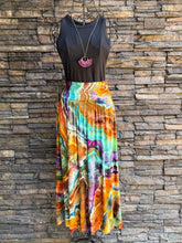 Load image into Gallery viewer, Women’s XS (Fits more like a small) Geode Midi Skirt with Pockets ‘Koroit Boulder Opal’
