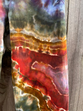 Load image into Gallery viewer, Women’s 1X Wide Waistband Geode Yoga Pants in ‘Rustic Rainbow’
