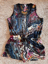 Load image into Gallery viewer, Women’s XL Reverse Geode Shorts Romper in ‘Pinot Sage’
