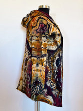 Load image into Gallery viewer, Custom Reverse Geode Hooded Cardigan for Sara
