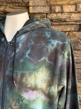 Load image into Gallery viewer, Custom Geode Zip Up Hoodie in ‘Moss Agate’ for Ashley
