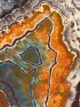 Load image into Gallery viewer, Custom Reverse Geode Long Sleeved Button Up Shirt in ‘Midnight Jasper’ for Bill
