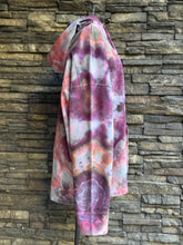 Load image into Gallery viewer, Women’s Large Geode Hoodie in ‘Smoke &amp; Roses’
