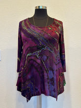 Load image into Gallery viewer, Custom Reverse Geode Tunic and Slouchy Socks for Kim
