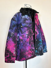 Load image into Gallery viewer, Custom Reverse Ice Dyed Sherpa Lined Jacket for Emily
