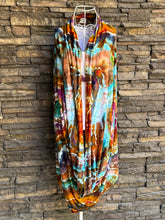 Load image into Gallery viewer, Geode Seamless Bali Rayon Jersey Infinity Scarf in ‘Koroit Boulder Opal’
