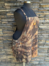 Load image into Gallery viewer, Women’s 3X (22/24) Reversed Rayon/Linen Overall Shorts in ‘Raven’
