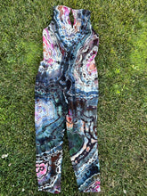 Load image into Gallery viewer, Women’s Medium (runs a bit small) Reverse Geode Upcycled Rayon Jumpsuit with Pockets in ‘Pinot Sage &amp; Teal’
