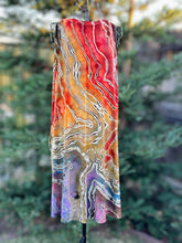 Load image into Gallery viewer, Custom Reverse Geode Sleeveless Dress with Pockets in ‘Rustic Rainbow’ for Kim
