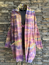 Load image into Gallery viewer, Women’s Medium/Large Organic Cotton Pact Airplane Wrap Cardigan in ‘Sugar Plum’
