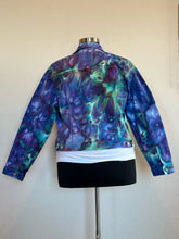 Load image into Gallery viewer, Custom Ice Dyed Denim Jacket in’MindBender B’ for Agni
