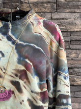 Load image into Gallery viewer, Custom Reverse Geode Pullover Sweatshirt with Kangaroo Pocket in ‘Pinot Sage’ for Marne
