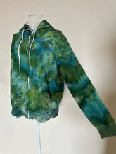 Load image into Gallery viewer, Women’s Large Twist Zip Up Hoodie in ‘Pine Barrens’
