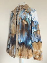 Load image into Gallery viewer, Women’s Medium Upcycled Sherpa Lined Corduroy Jacket in ‘Blue Gray’
