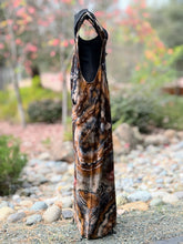 Load image into Gallery viewer, Women’s Large Geode Wide-Leg Linen/Rayon Overalls in ‘Turkey Tail Mushroom’
