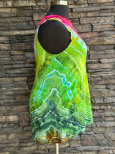 Load image into Gallery viewer, Women’s XL Geode Tank Top Tunic in ‘Watermelon Tourmaline’
