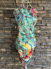 Load image into Gallery viewer, Women’s Medium Geode Bodycon Dress in ‘Cosmic Eyes’
