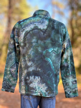 Load image into Gallery viewer, Men’s Large Pact Organic Cotton Geode 1/4 Zip Pullover Sweatshirt with Pockets in ‘Moss Agate’
