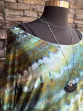 Load image into Gallery viewer, Women’s 2X Off Shoulder 3/4 Sleeve Dolman Top in ‘Moss Agate’ Twist
