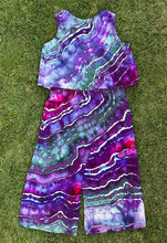 Load image into Gallery viewer, Custom Geode 2 Piece Cropped Set and 4 Geode Steering Wheel Covers for Mary
