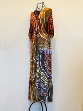 Load image into Gallery viewer, Custom Geode Maxi Dress in ‘Rustic Rainbow’ for Julie
