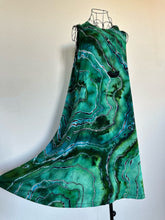 Load image into Gallery viewer, Custom Reverse Geode Sleeveless Swing Dress for Kim
