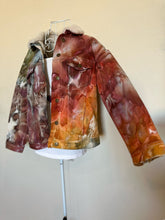 Load image into Gallery viewer, Custom Ice Dyed Sherpa Lined Jacket in ‘Rustic Rainbow’
