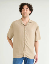 Load image into Gallery viewer, Men’s 3XL Geode 100% Rayon Button Up Short Sleeved Shirt in ‘Moss Agate’
