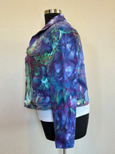 Load image into Gallery viewer, Custom Ice Dyed Denim Jacket in’MindBender B’ for Agni
