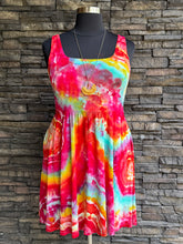 Load image into Gallery viewer, Women’s XL Geode Square Neck Dress with Pockets in ‘Tropical Daydream’
